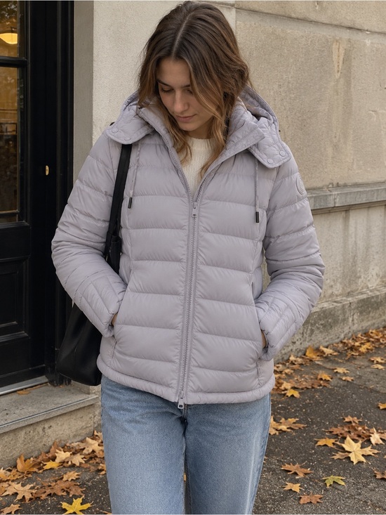 Lole Jackets & Blazers - Lole Lightweight Puffer Jacket – Pale Lilac Grey